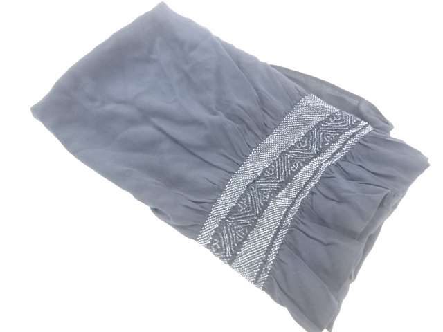 正絹　絞り抽象模様男物兵児帯